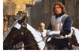 Lancelot te paard in de film First Knight